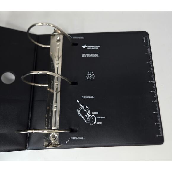 National Heavy Duty Reference Binder 5" Thick 12" x 10" Lever Lock 800+ Page - Picture 7 of 16